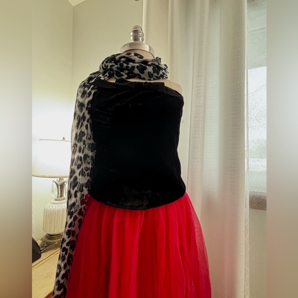 WAYF Black Velvet Bustier, L, VGUC - Picture 5 of 12